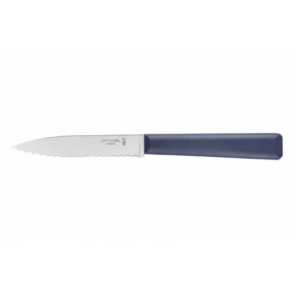 en ligne vente Couteau D’Office 10 Cm Cranté Bleu Les Essentiels Opinel 1