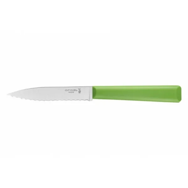 meilleure qualité Couteau D’Office 10 Cm Cranté Vert Les Essentiels Opinel 1