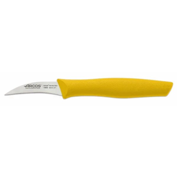 Couteau D’Office Inox 6 Cm Jaune Arcos NOVA soldes de Noël 1