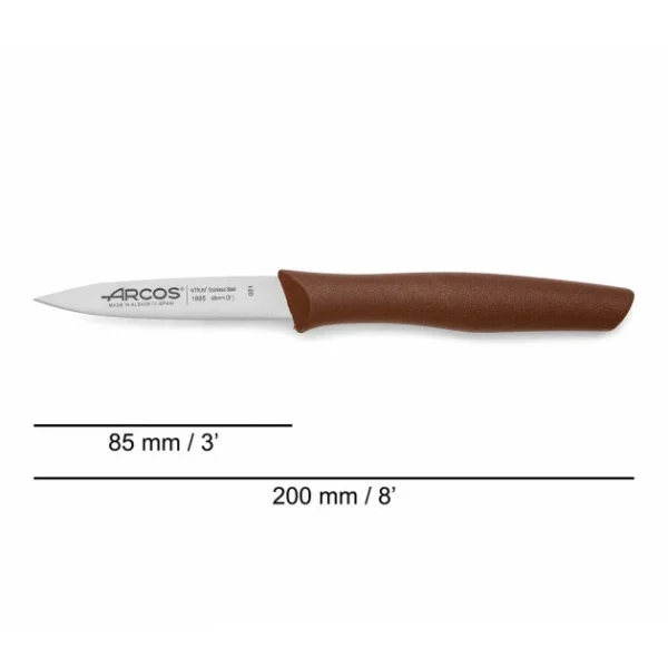 Couteau D’Office Inox 8,5 Cm Marron Arcos NOVA magasin solde 1