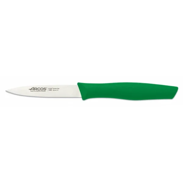 soldes en ligne Couteau D’Office Inox 8,5 Cm Vert Arcos NOVA 1