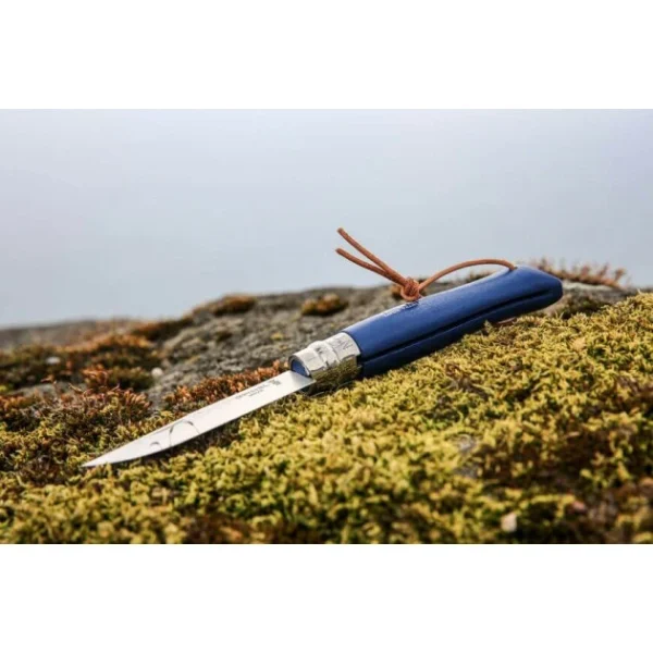 mode tendance Couteau De Poche Baroudeur Avec Etui Bleu Opinel 7