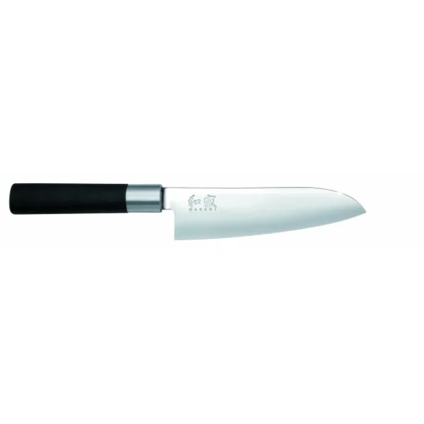 haute qualité Couteau Santoku 16,5 Cm Wasabi Black Kai 1