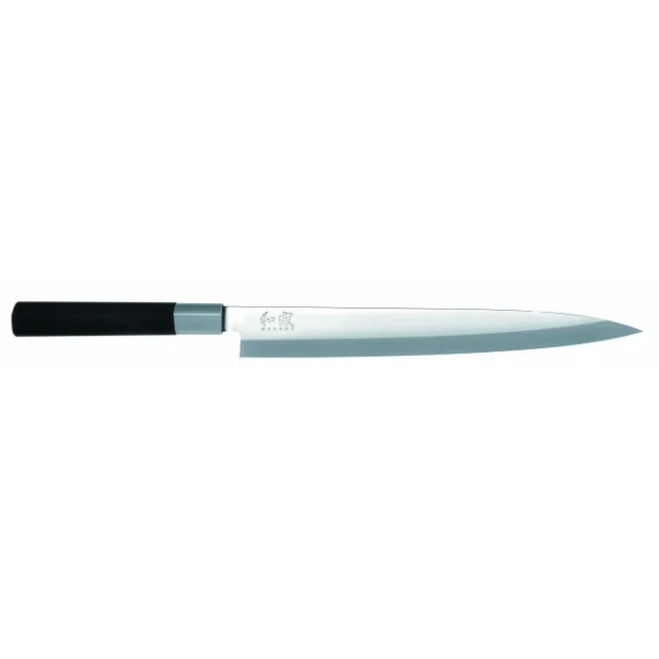 Livraison internationale Couteau Yanagiba 24 Cm Wasabi Black Kai 1