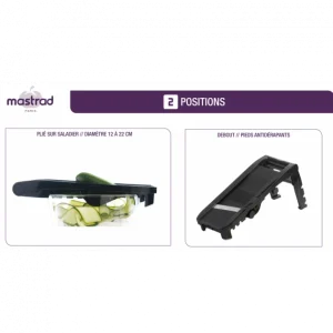 Mandoline Multi-râpes En V Mastrad excellents soldes 6