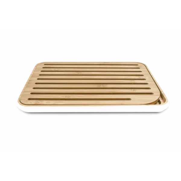 Planche à Pain Bambou 35 X 25 Cm Blanc Pebbly REMISE 1